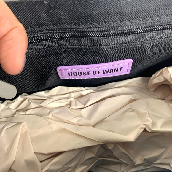 HOUSE OF WANT We Fashion Vegan Leather‎ Shoulder Bag OS - Picture 13 of 15